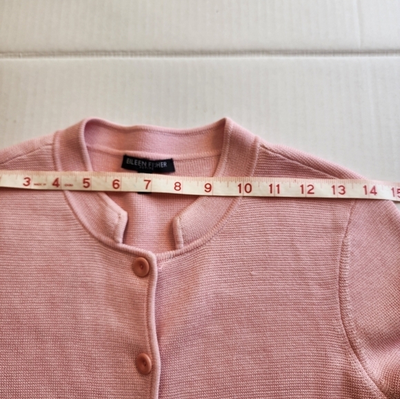 Eileen Fisher | Silk Cotton Sweater Cardigan, size XS Petite - Picture 7 of 7